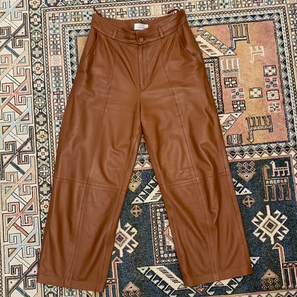 & OTHER STORIES LEATHER PANTS - Picture 3 of 8